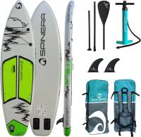 SPINERA SUP LIGHT 10.6 ULT iSUP aufblasbar Surfboard Stand Up Paddle Set SUP 320cm