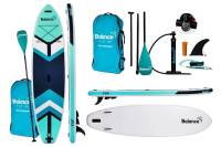 Balance 335 x 86 SUP Board Allround Yoga Touring stabil Air Set für Hund
