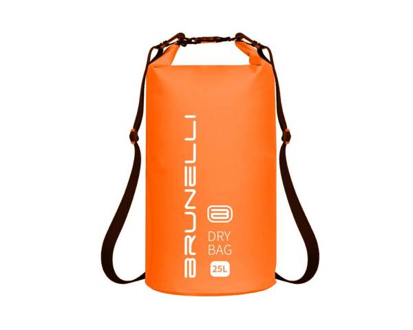 BRUNELLI 25L Dry Bag Wasserdichter Seesack Rucksack Packsack Trockensack orange