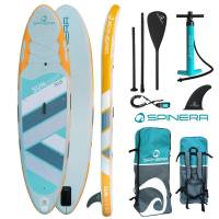 SPINERA SUP Sun Light 10.2 Stand Up Paddle iSUP Board aufblasbar Surfboard Komplettset