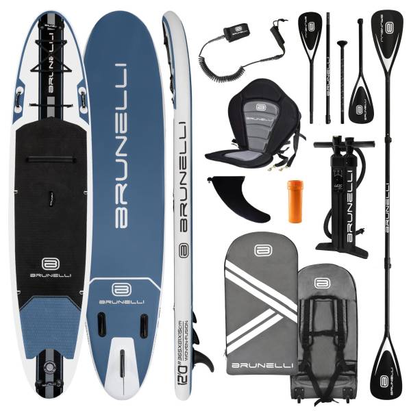 BRUNELLI 12.0 Woven X Fusion Double Layer SUP Board Stand Up Paddle Set 365cm
