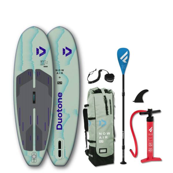 DUOTONE NOW AIR SLS Kids iSUP SUP Board ultraleicht 5kg 7'10 Allround Set