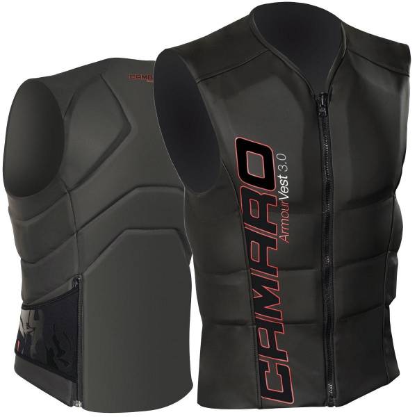 Camaro ARMOUR Neopren Weste Prallschutz Oberteil Wakeboard Kite Wasserski Vest