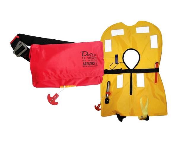 Lalizas Delta Rettungsweste aufblasbar 150N Belt Erwachsene Lifejacket Bootweste