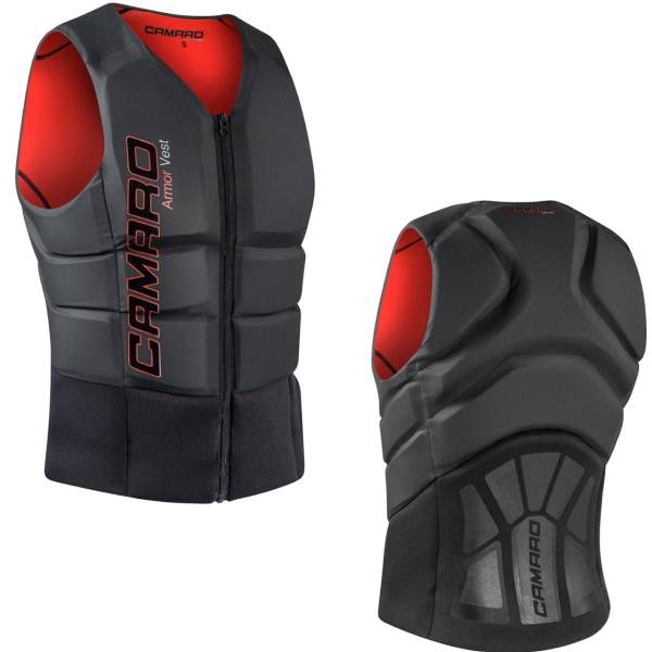 Camaro ARMOUR 4.0 Neopren Weste Prallschutz Oberteil Wakeboard Kite Wasserski Vest 