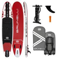 BRUNELLI 12.0 Woven X Fusion Double Layer iSUP Board Stand Up Paddle 365cm rot