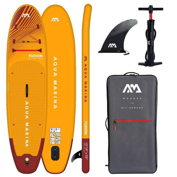 AQUA MARINA FUSION iSUP Board Set aufblasbar Stand Up Paddle 330cm SUP