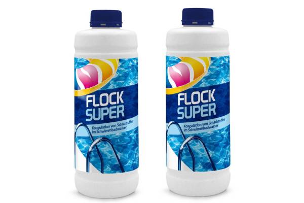 Superflock flüssig Pool Flockungsmittel Flockmittel Wasserpflege Koagulation