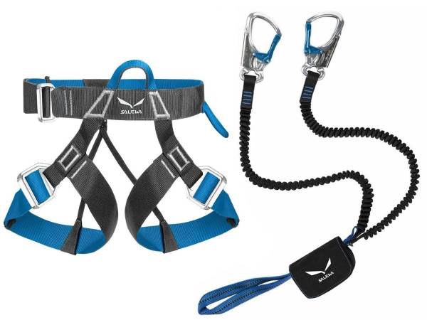 SALEWA Klettersteigset Via Ferrata Premium Attac Ferrata Evo Klettergurt